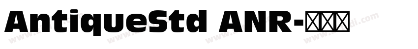 AntiqueStd ANR字体转换